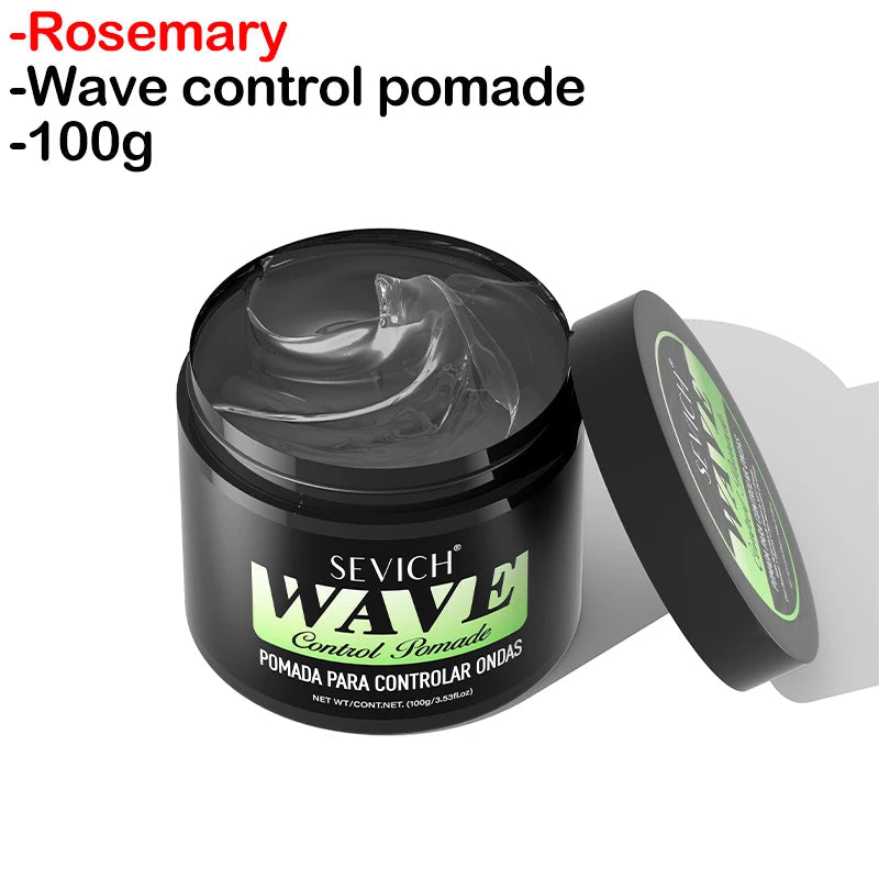 Wave Control Pomade Kit 360 Deep Wave Hair Gel Prevent hair breakage shampoo Sport Wavy Curly Hair Control Gel With Cap Kit Viralgem Store