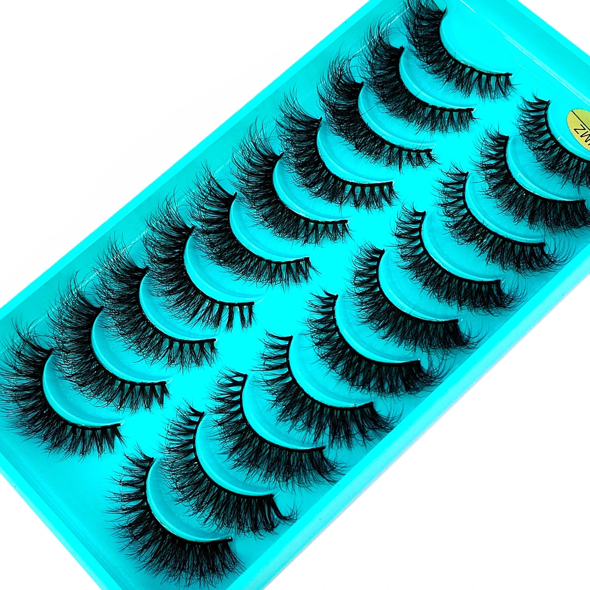 10 Pairs 3D Faux Mink Lashes Fluffy Soft Beauty Wispy Natural Short False Eyelashes Curly lashes Makeup Classic Thick eyelashes