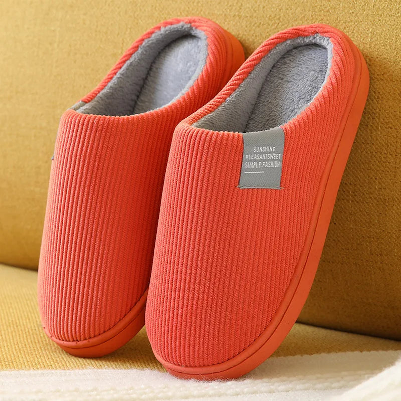 Women's Men's Thick Soft Bottom Home Slippers Household Plush Slippers Anti-slip Thermal Slippers Indoor Winter Viralgem Store