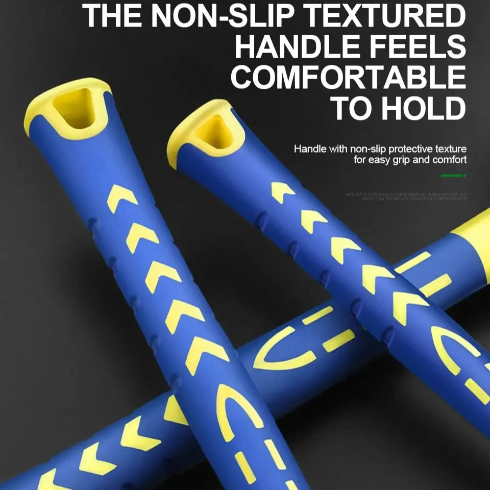 25/30/35/40/45mm Rubber Hammer Double Faced Work Glazing Window Nylon Hammer with Round Head and Non-slip Handle DIY Hand Tool