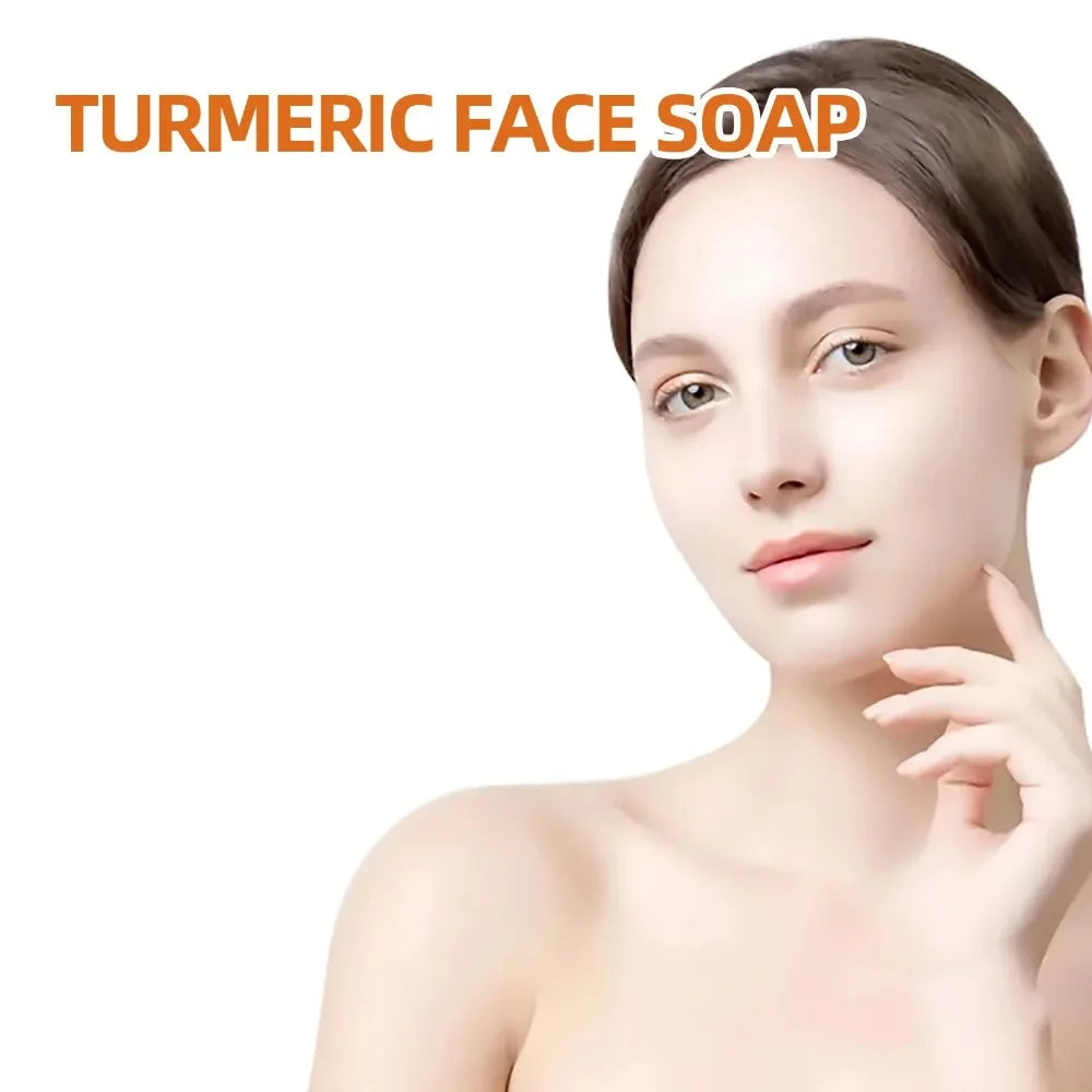 Turmeric Cleansing Soap Facial Repair Gentle Cleansing Moisturizing Moisture Non-Sticky Clear Cleansing Products