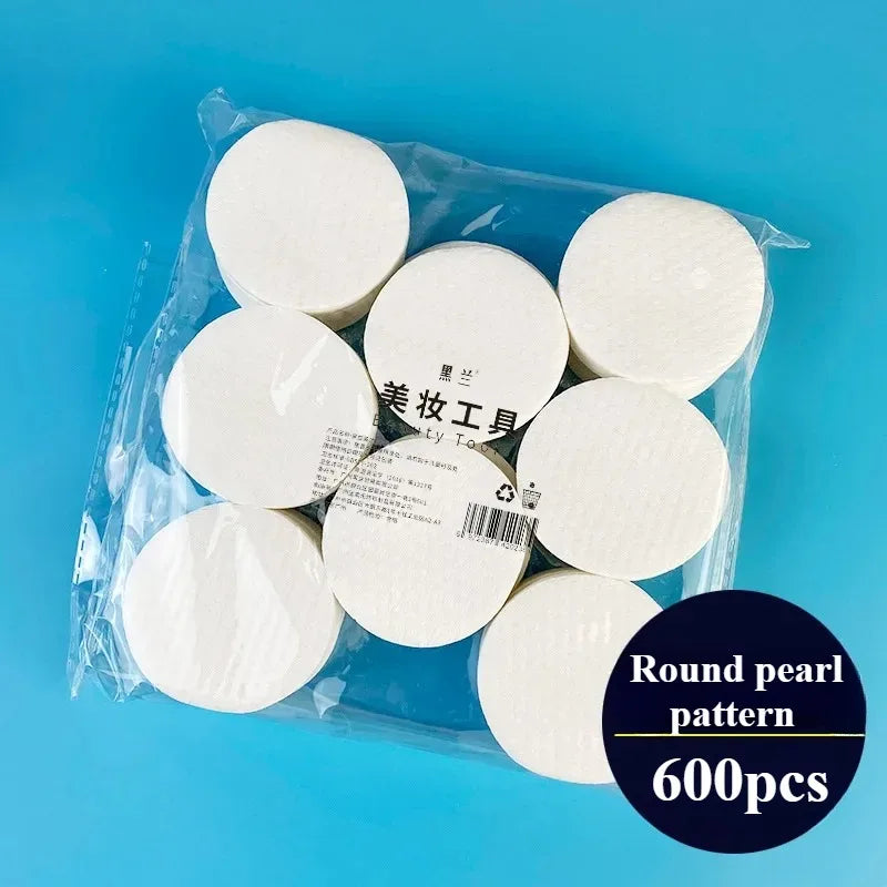 100-1200PCS Disposable Facial Puff Cotton Pads Makeup Accessories  Remover Practical Face Soft Remover Paper Take off the makeup Viralgem Store
