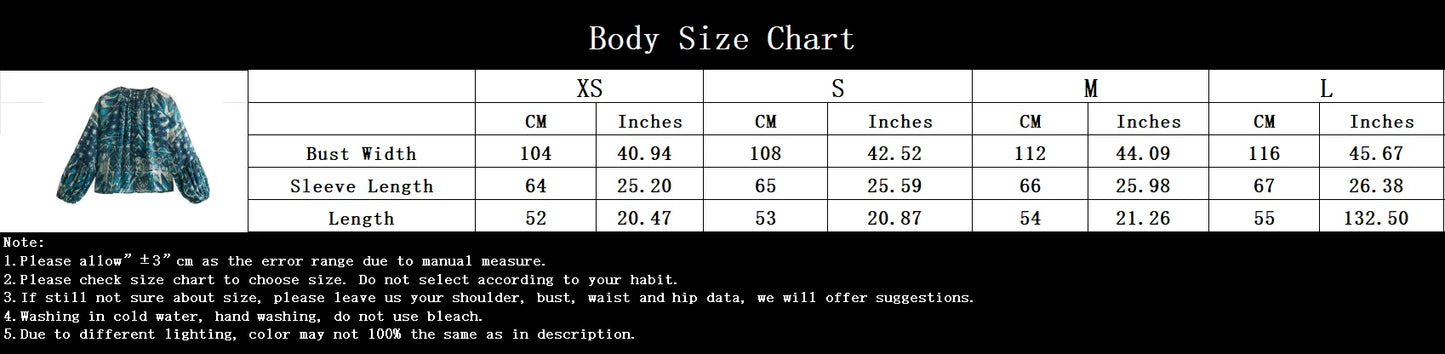 TRAFZA Vintage Casual Chic Print Women Suit O-Neck Single Breasted Blouse Loose Long Straight Skirt Fashion 2024 Boho Set