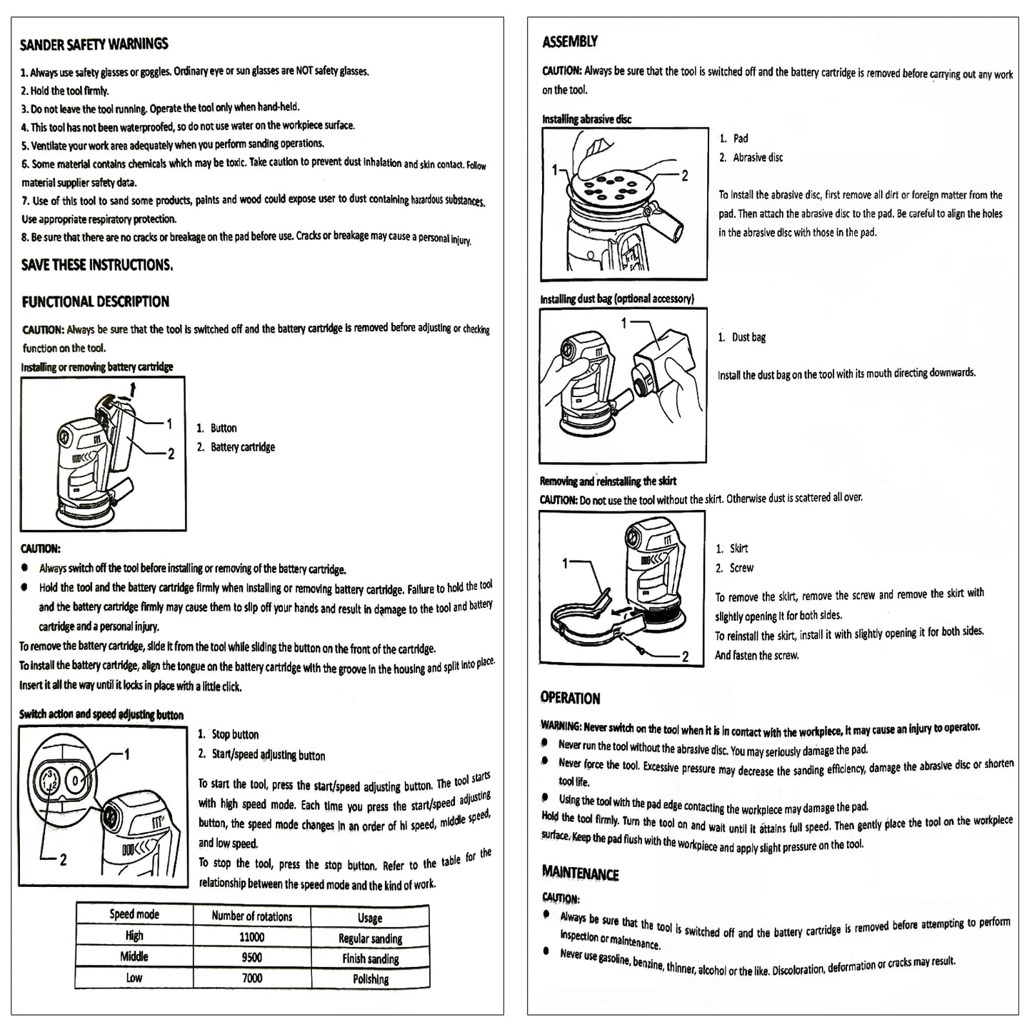 125mm Brush/Brushless Motor Cordless Orbital Sander Grinder Wood Metal Waxing Polishing Grinding Machine for Dewalt 20V Battery