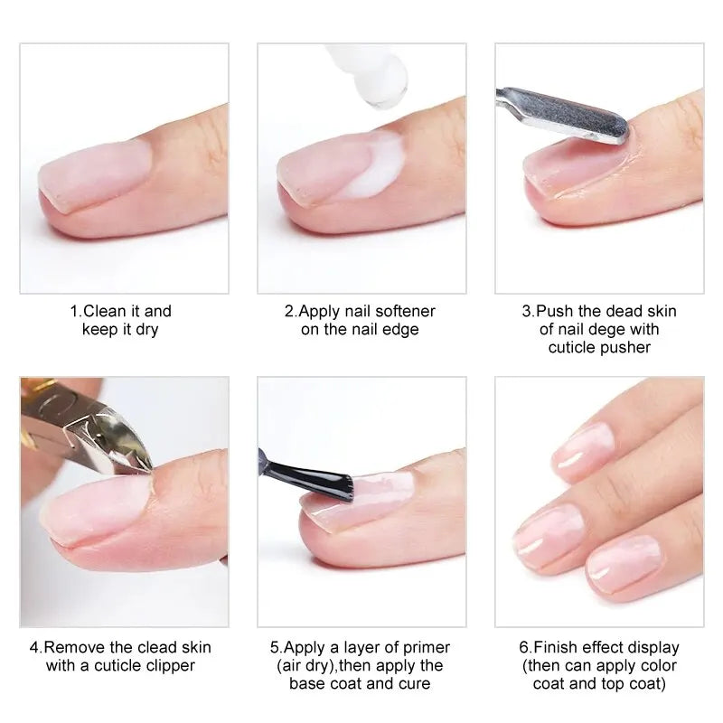 15ML Nail Soften Oil Cuticle Remover for Gel Overgrown Cuticles Soften Eliminating Exfoliant for Nails Manicure Pedicure Viralgem Store