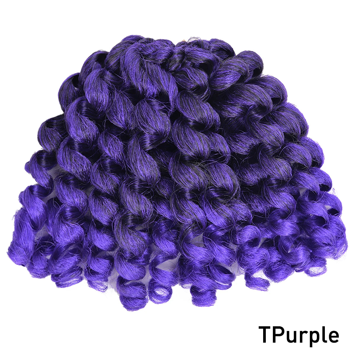 Synthetic Ombre Braiding Hair Jumpy Wand Curl Crochet Braids Hair Extension for Black Women Jamaican Bounce Curly Hair For Women