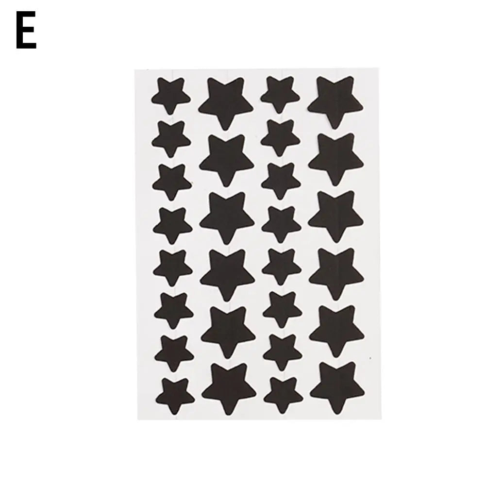 28Pcs Colorful Cute Star Shaped Acne Treatment Sticker Invisible Acne Cover Removal Pimple Patch Skin Care Viralgem Store