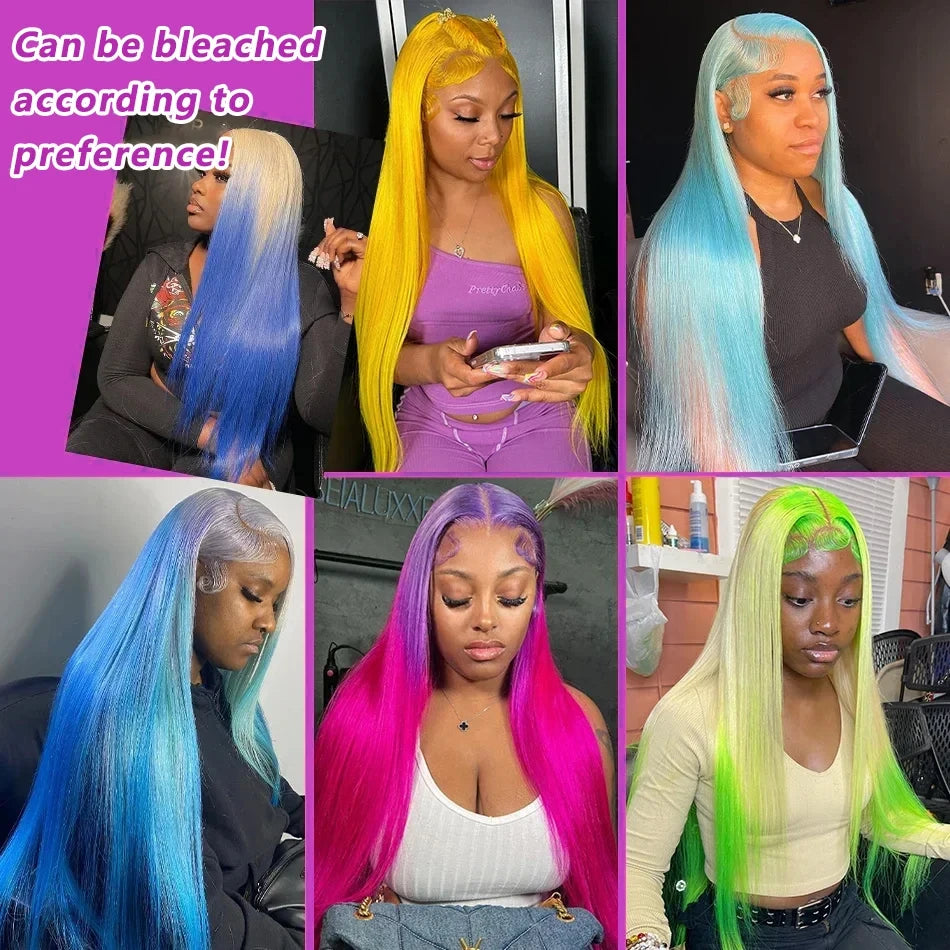 30 Inch 613Blonde 250Densit 13x6 HD Lace Front Wig Human Hair Straight Brazilian 13x4 Transparent Lace Human Hair Wigs For Women Viralgem Store