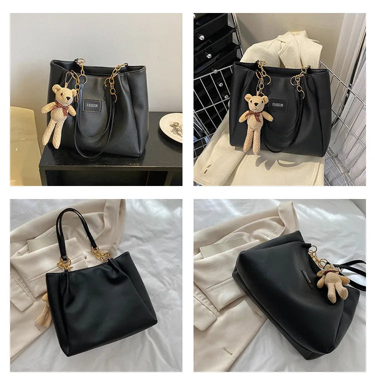 1PC Summer New make-up Bag Simple Shoulder Tote Bag