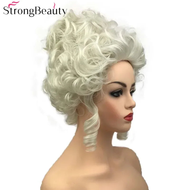 StrongBeauty Synthetic Curly Hair Wig Marie Antoinette Wig Women Cosplay Wigs Viralgem Store