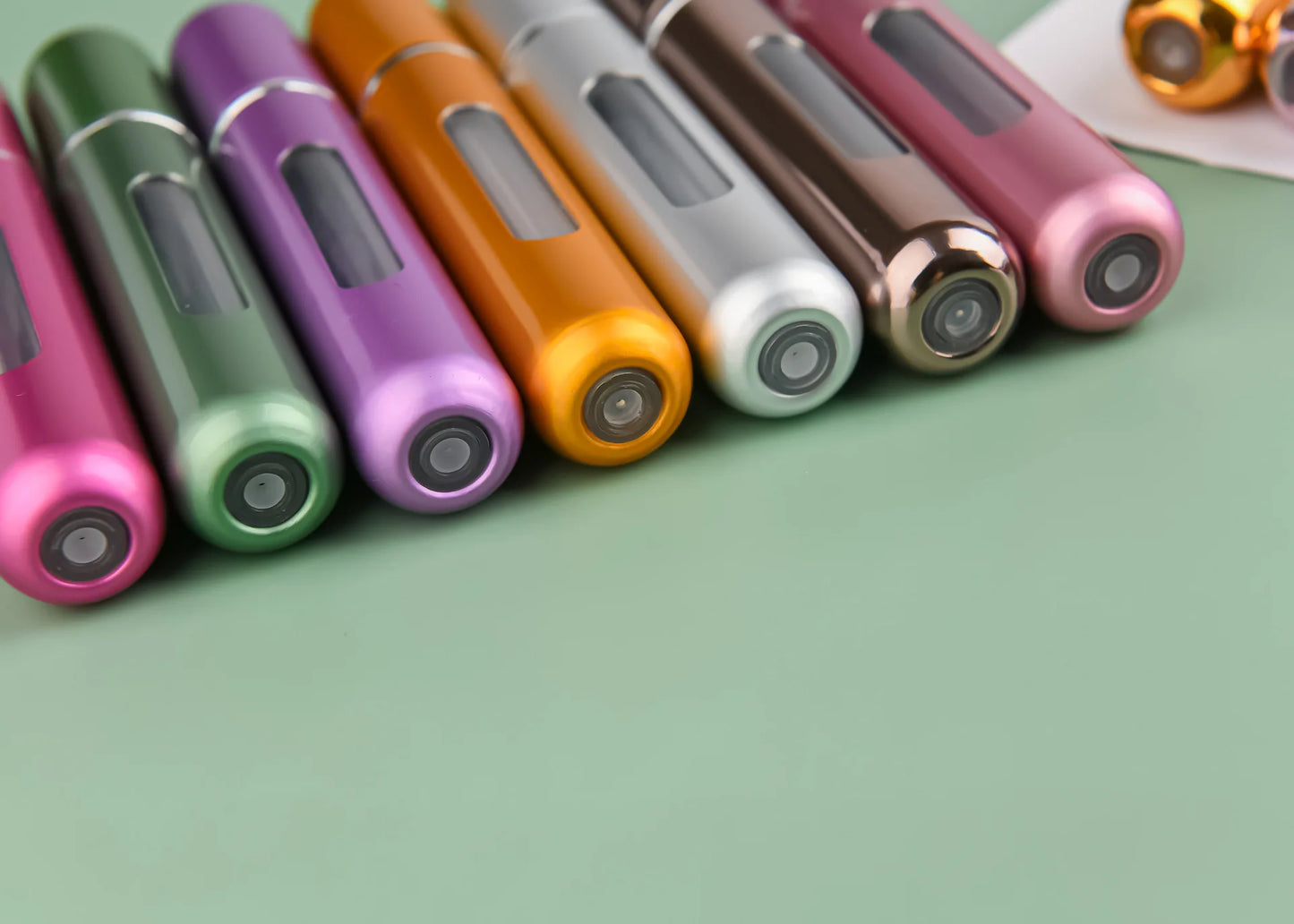 8/5ml Perfume Atomizer Portable Liquid Container For Cosmetics Traveling Mini Aluminum Spray Alcochol Empty Refillable Bottle