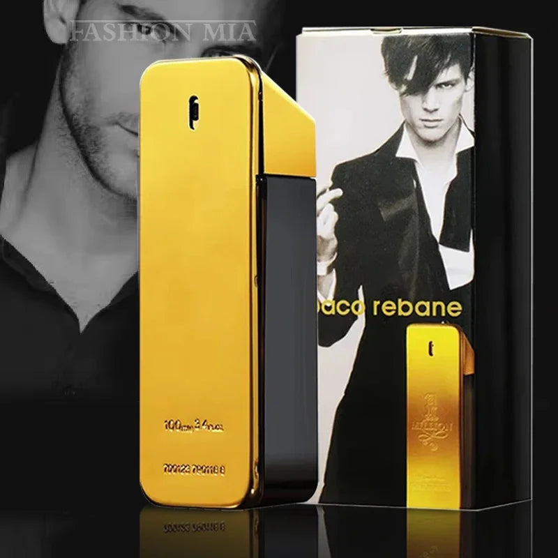 100ml(3.4oz) Million Gold Man Original Perfume Fragrance Pheromone Perfum Masculine Men Long-Lasting Body Spray Cologne Perfumes Viralgem Store