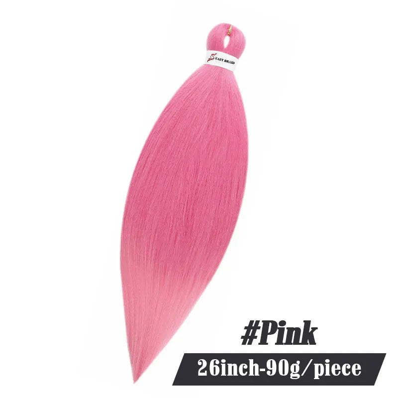 90G Yaki Synthetic Braiding Hair Jumbo Pre Stretched Hair Extensions For Women Kanekalon Curly Crochet Hair Braids Passion Twist