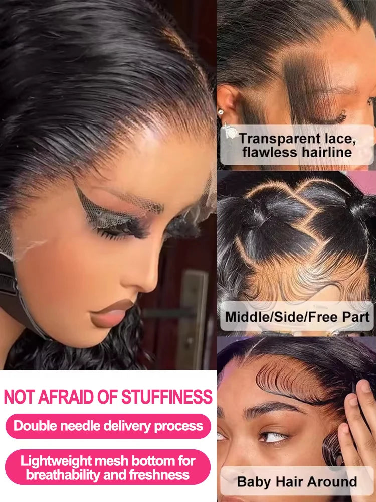 200 Density Loose Deep Wave 13x4 HD Lace Front Human Hair Wigs Brazilian 30 Inch Curly Water Wave 5x5 Glueless Wig Human Hair Viralgem Store