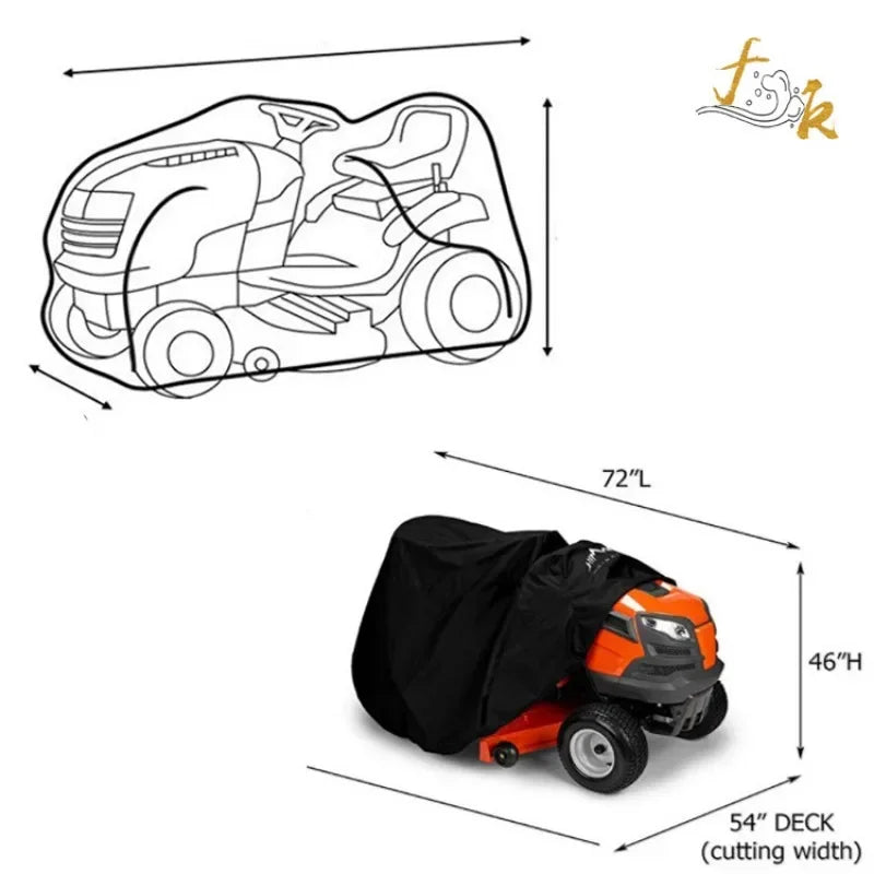 Waterproof Dust Rain Proof Cover for Lawn Mowers Covering Outdoor Furniture Cover Outdoor Garden Sunscreen Tractor Viralgem Store
