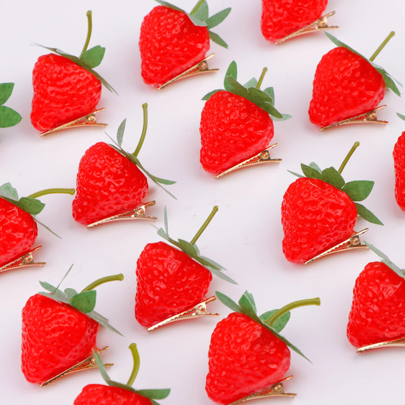 10/20/50/100Pcs/Lot Fashion New Style Cute Funny Fruit 3D Children Hairpin Women Girls Beautiful Duckbill Clip Headwear Gifts Viralgem Store