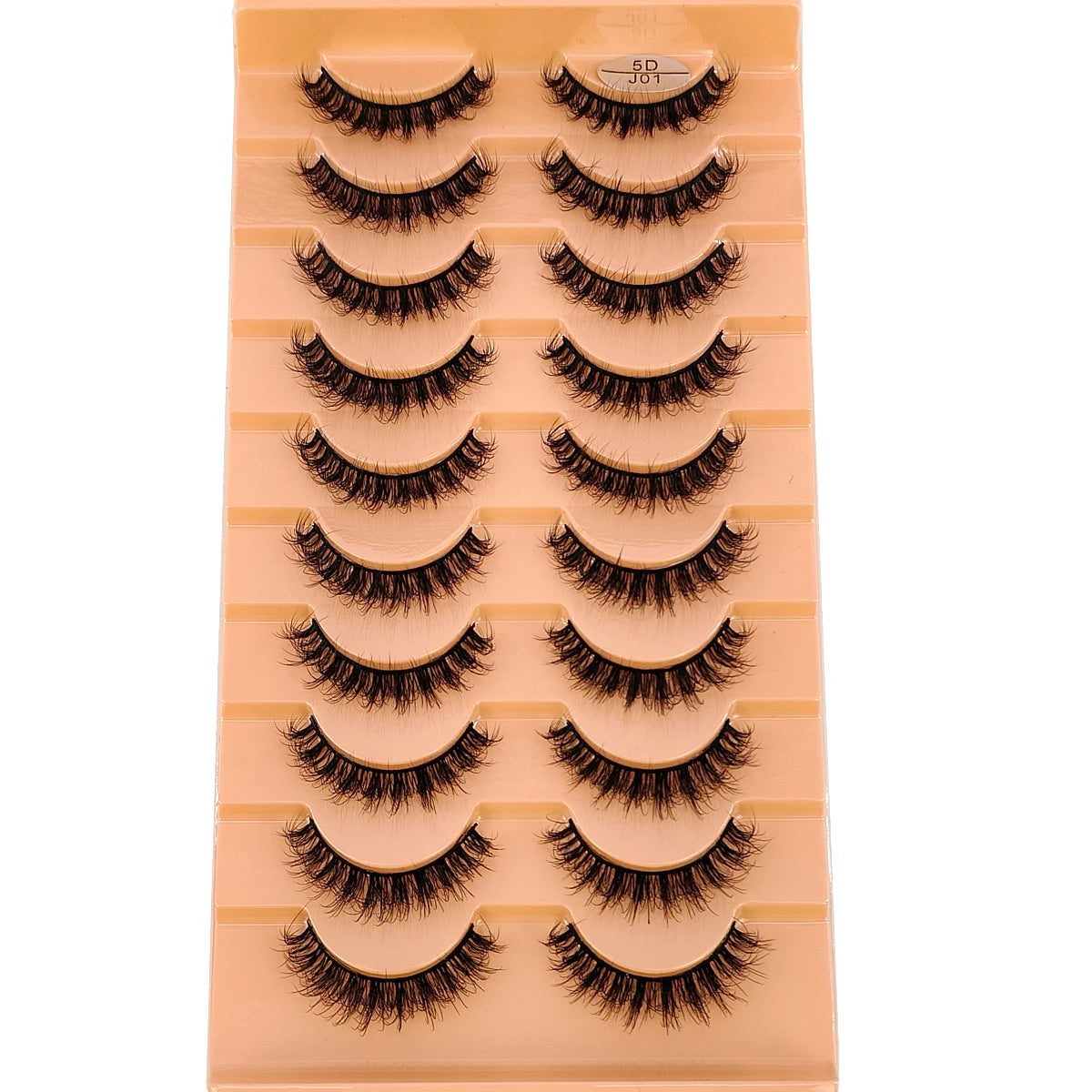 10 Pairs 3D Faux Mink Lashes Fluffy Soft Beauty Wispy Natural Short False Eyelashes Curly lashes Makeup Classic Thick eyelashes