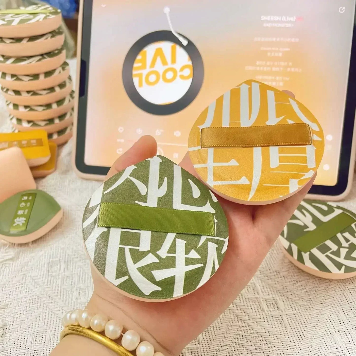 10/20PC Super Thick Cosmetics Puff Large Size Concealer Foundation Sponge Cushions Wet Dry Use Face Beauty Makeup Puffs Tools XL