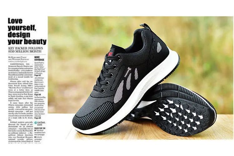 2024 summer new leather non-slip waterproof sports shoes walking shoes all casual fashionable shoes men's running shoes