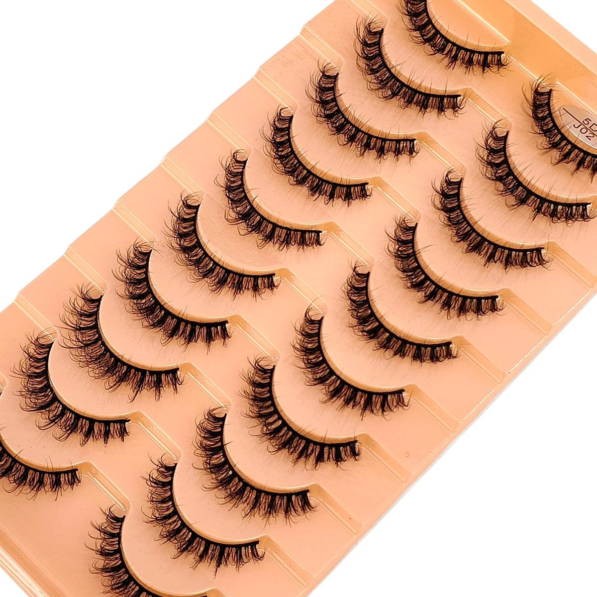 10 Pairs 3D Faux Mink Lashes Fluffy Soft Beauty Wispy Natural Short False Eyelashes Curly lashes Makeup Classic Thick eyelashes