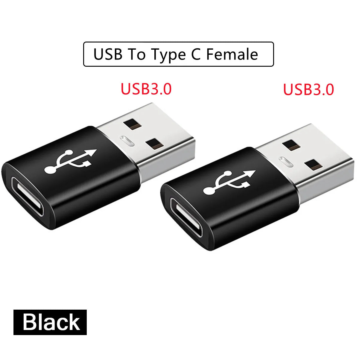 1/2PC Type C To USB 3.0 OTG Adapter USB C Male To USB Female Converter For Laptop Macbook Samsung Xiaomi USB C OTG Connector