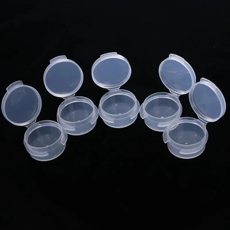 5/10/20/50Pcs 5g Make Up Jars Mini Sample Bottle Sealing Pot Face Cream Container Plastic Transparent Case Salad Sauce Box