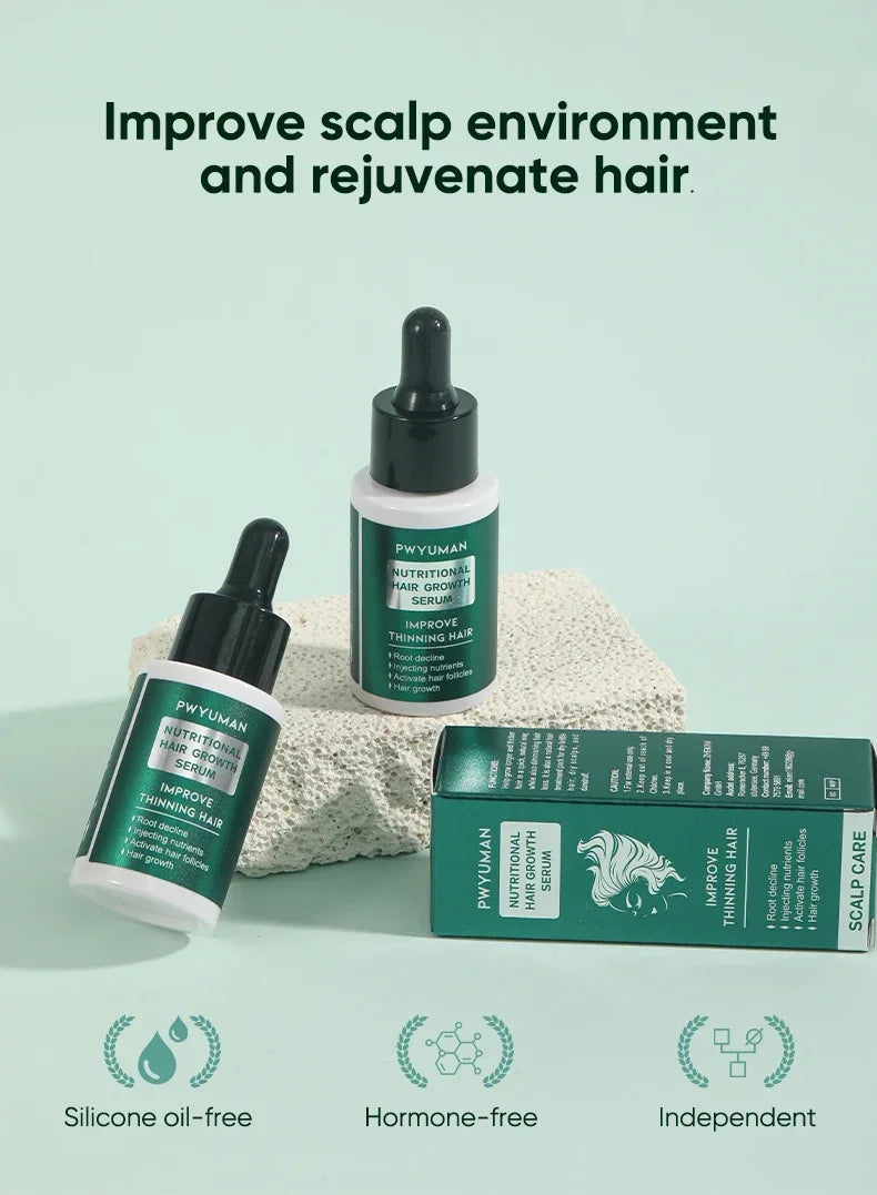 7 Days Ginger Hair Growth Serum Fast Promote Hair Regrowth Products Anti Hair Loss Repair Scalp Baldness Nourish Hair Root Care Viralgem Store