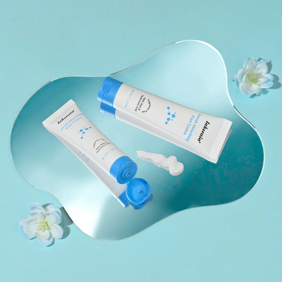 Sweat Absorbing Face Lotion Matte 40Ml Long - Lasting Sweat Control Absorbs Excess Oil Antioxidants Nourish Great Makeup Base Viralgem Store