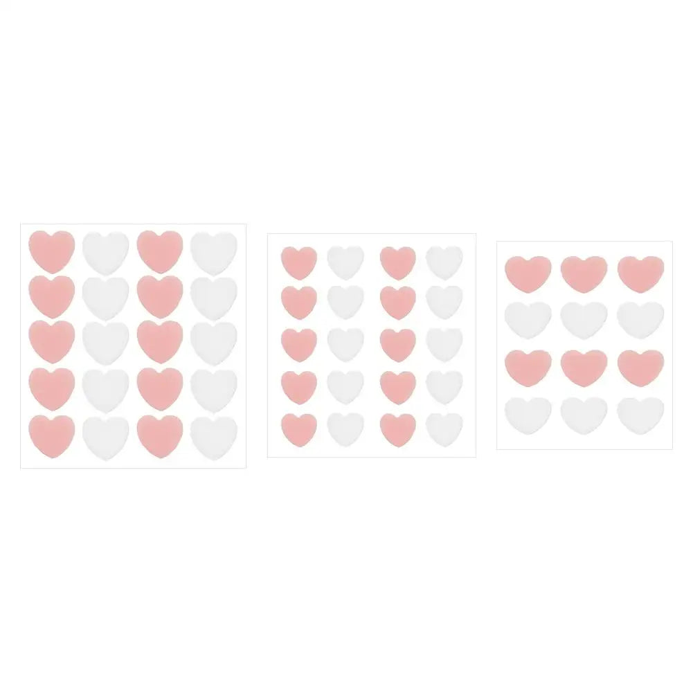 12/20 Counts Acne Care Patches Cute Pink Heart Shaped Acne Pimple Patches Invisible Acne Cover Treatment Stickers Skin Care Viralgem Store