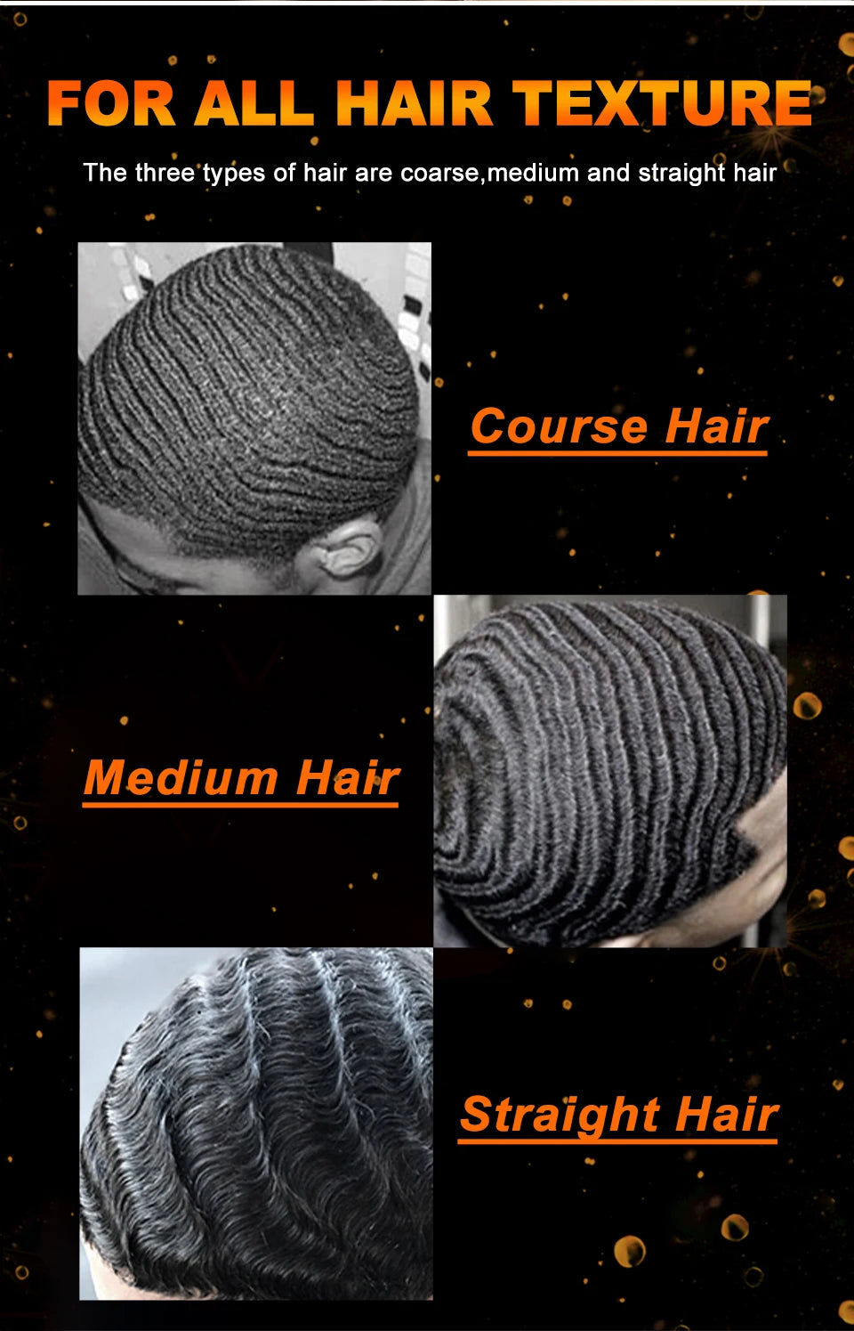 100g Waves Control Pomade Set 360 Wavy Hair Oil With Brush Natural Silky Shine Style Sport Waves Cream For African Black Men