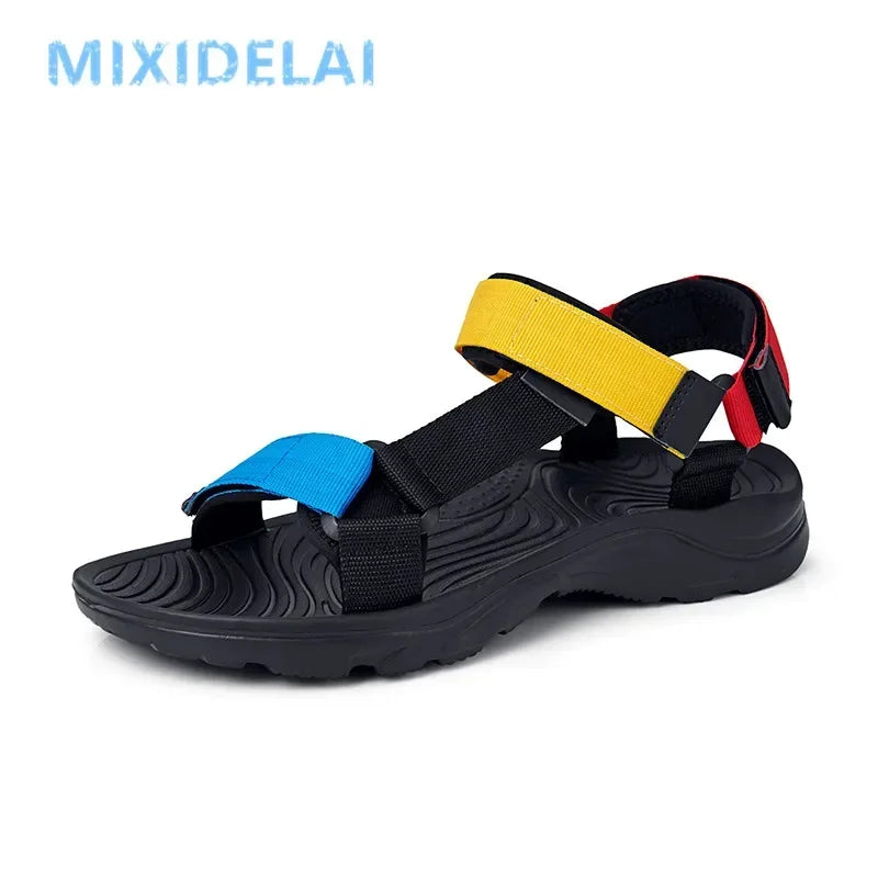 2024 New Men Sandals Non-slip Summer Flip Flops High Quality Outdoor Beach Slippers Casual Shoes Cheap Men's shoes Water Shoes Viralgem Store