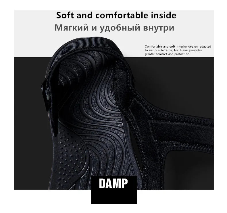 2024 New Men Breathable Mesh Sandals Summer Lightweight Outdoor Beach Sandals High Quality Comfort Non-slip Men's Casual Shoes
