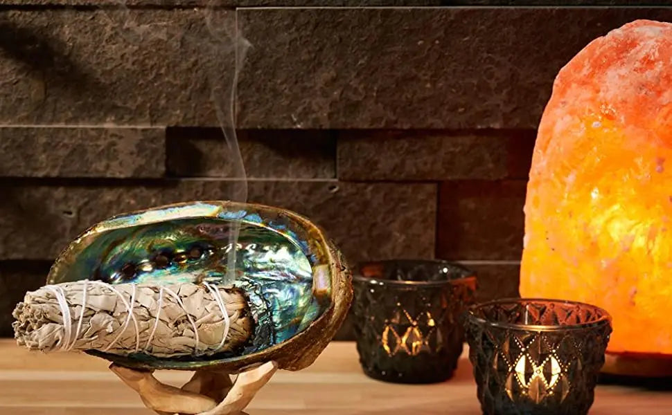 1-50PCS White Sage & Palo Santo for Smudging, Healing Purify Natural Incense Sticks Wooden Smudging Strips Aroma Diffuser Stains