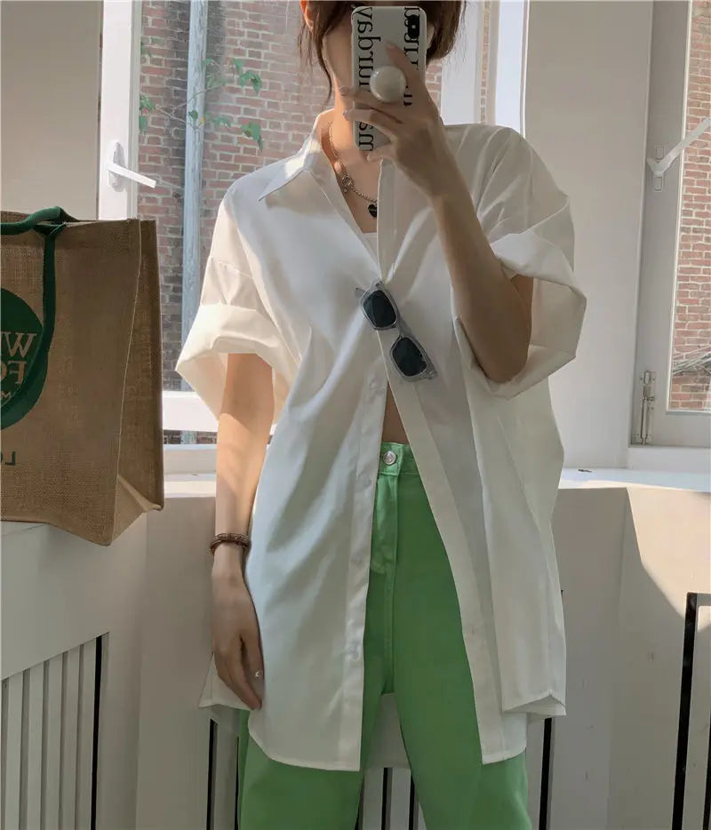 XEJ Elegant and Youth Woman Blouses Oversize Shirts Woman Summer Women's Clothing Spring 2022 Short Hand Shirt Youth Blouses