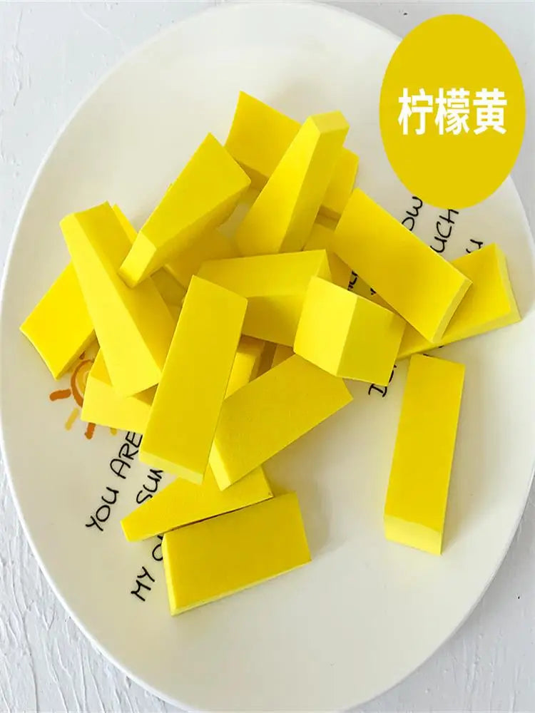 50 Pieces Makeup Sponge  For Face Curve Blending, Latex Free, Small Wedge Shaped Smooth Apply Beauty Sponge Applicator