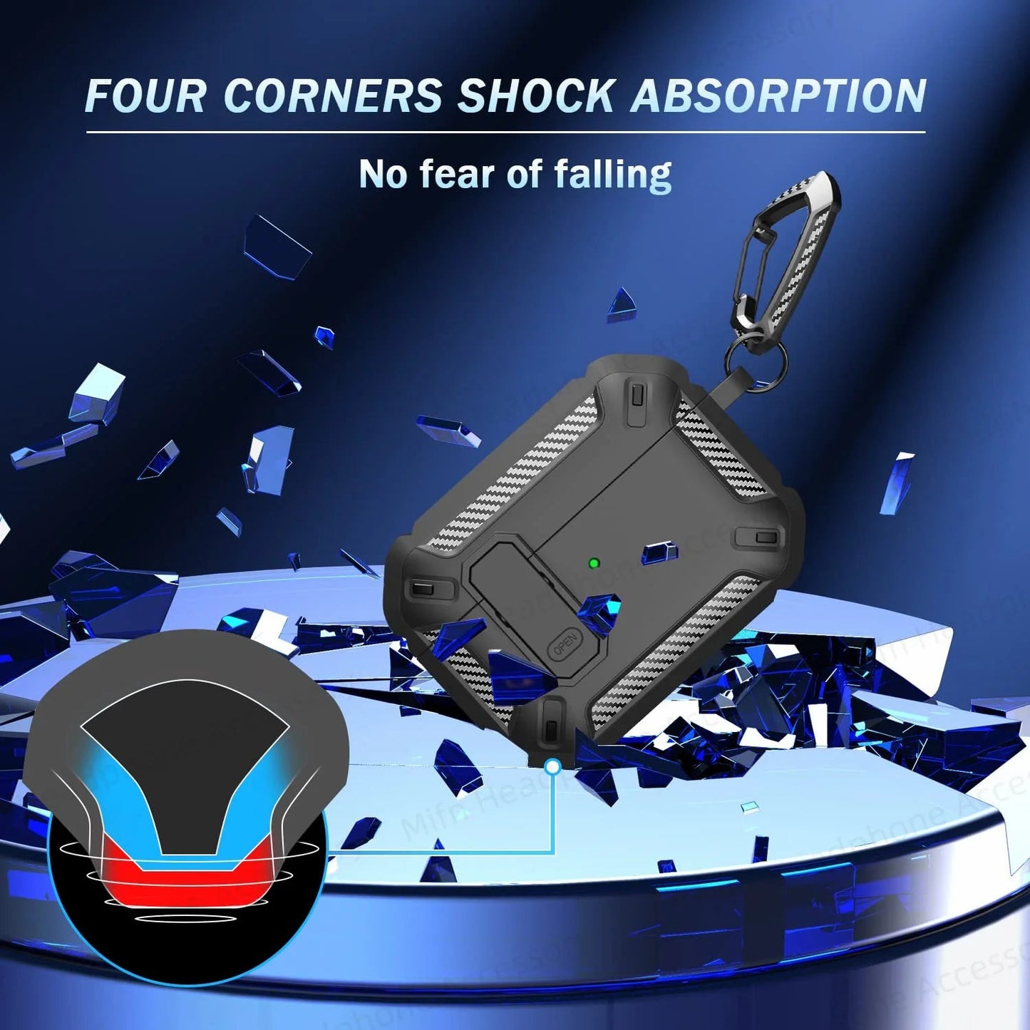 AirPod Pro 2023 switch case with Cleaner Kit Luxury Fall Prevention TPU Protective Cover For AirPod Pro 3rd/2nd Generation Case Viralgem Store