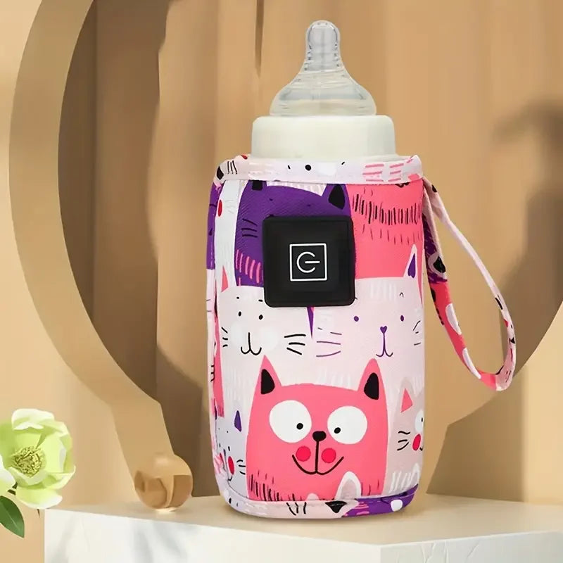 USB Milk Water Warmer, Travel Stroller Insulated Bag, Nursing Bottle Heater, Portable Bottle Feeding Warmer, Christmas, Hallowee Viralgem Store