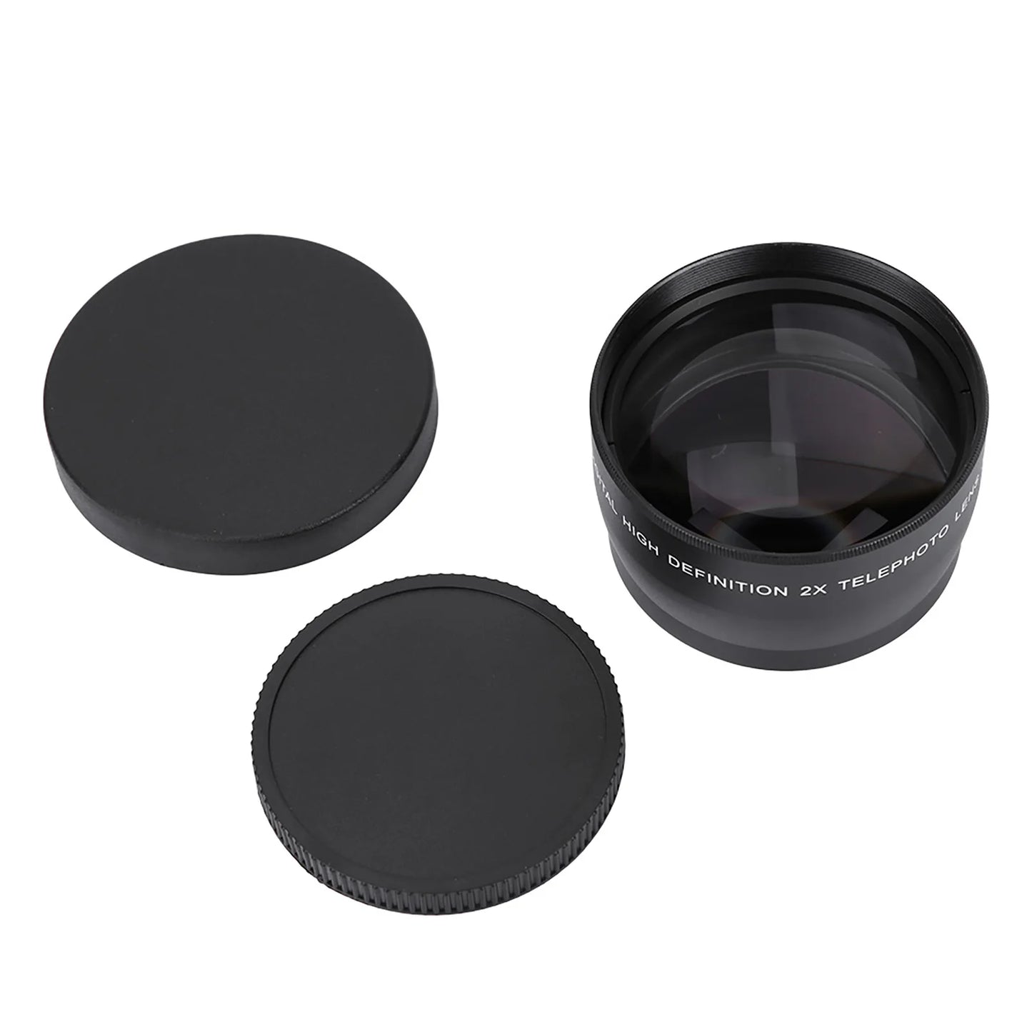 2X Telephoto Lens 58MM 2X Magnification Universal Teleconverter Telephoto Lens for Cameras Accessory Cameras Lens Telephoto Lens