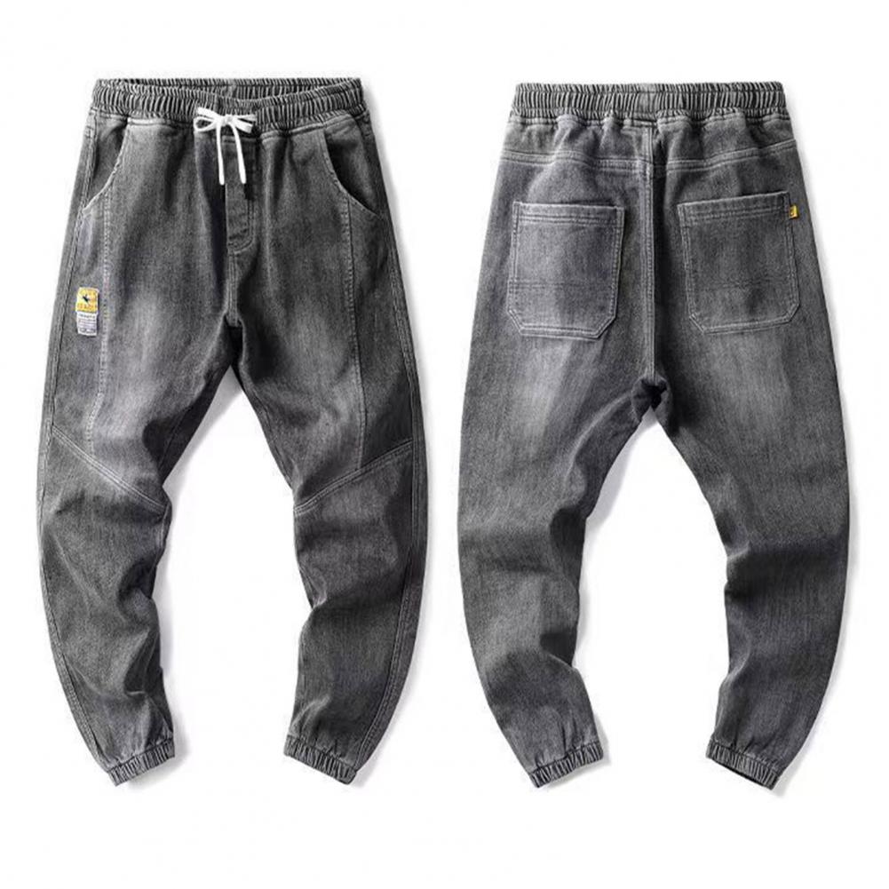 2023 Spring Summer Cotton Jogger Pant Men Pants Harajuku Cargo Jeans Casual Harem Denim Korean Hip Hop Sweatpants Male Trousers