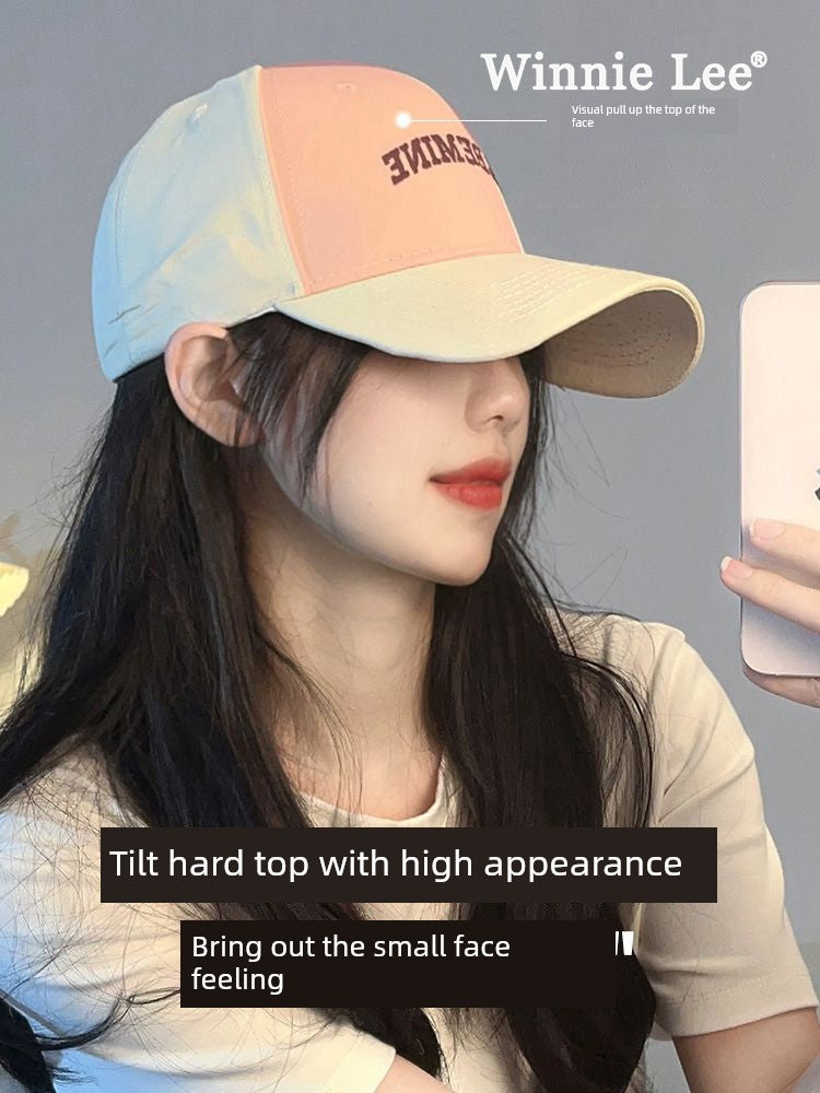 Winnie Lee Face-Looking Little Girl Deepening Hard Top Hat