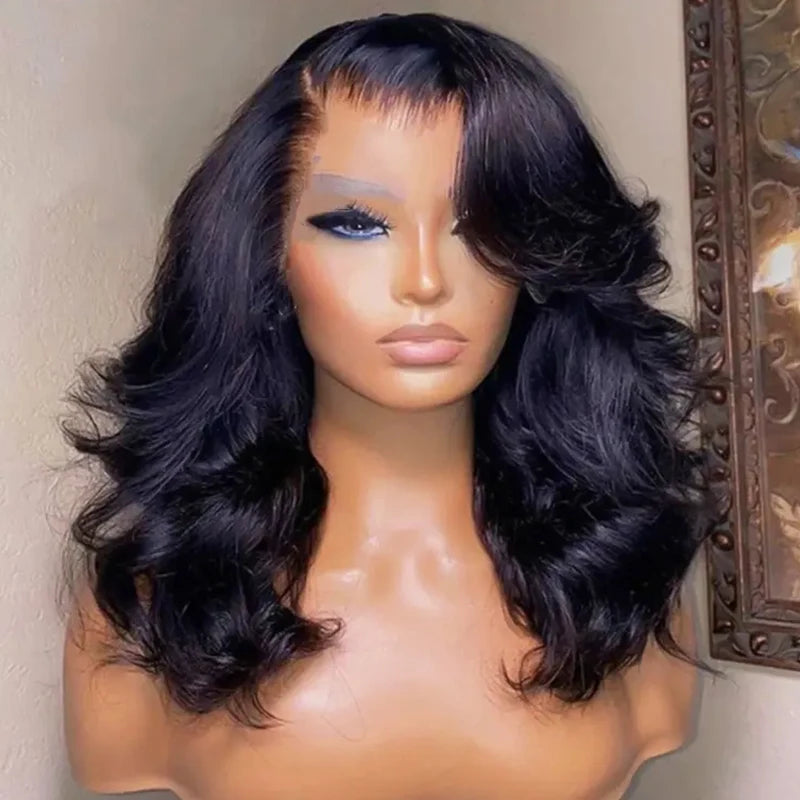 WestKiss Side Part Glueless Layered Cut Human Hair Wig RTG Body Wave 6x8 Lace Closure Wig Pre Plucked Pre Cut Pre Bleached Viralgem Store