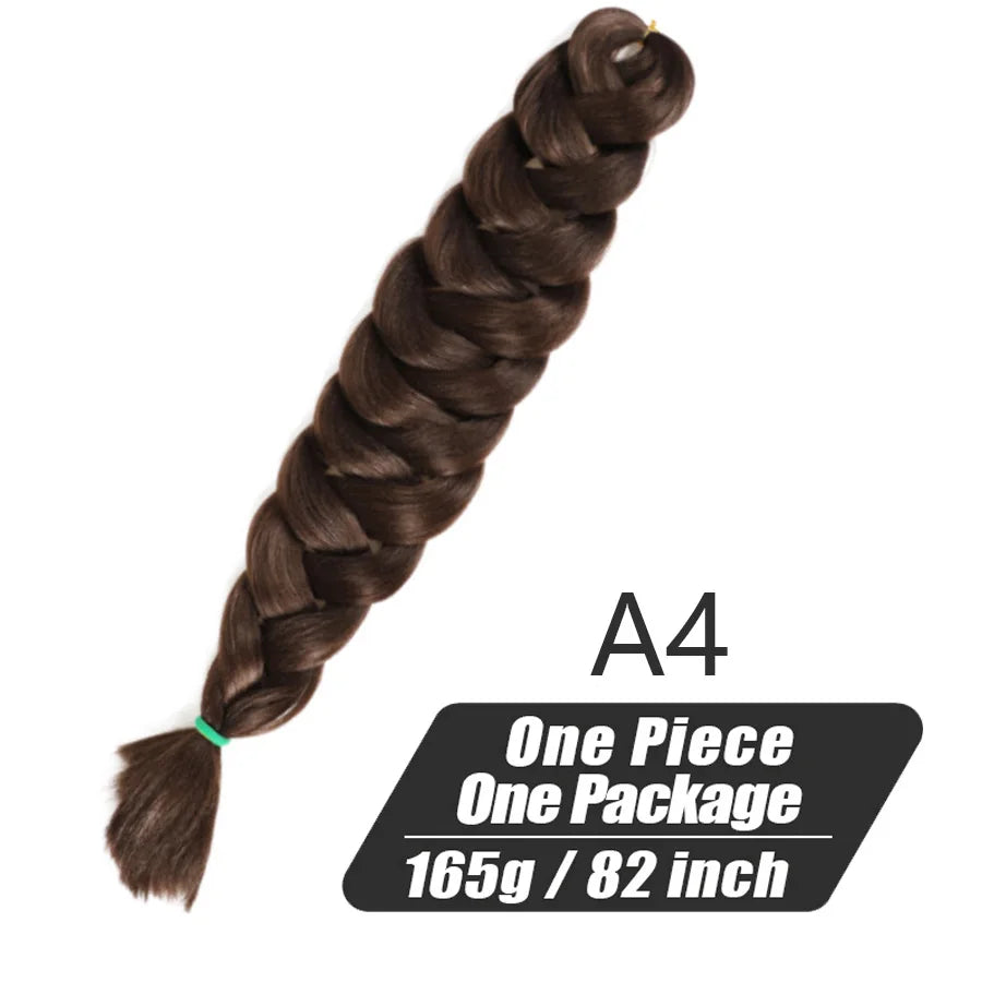 Xpression Crochet Hair Jumbo Braids Hair Kanekalon Expression Hair for Braids Synthetic Braiding Hair Extensions For Women