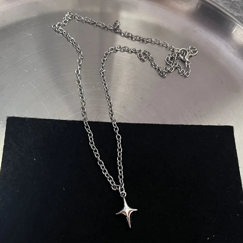 Y2K Flail Fire Heart Teeth Pendant Necklace for Women Men Charm Necklace Grunge Punk Fashion Jewelry ﻿ Viralgem Store