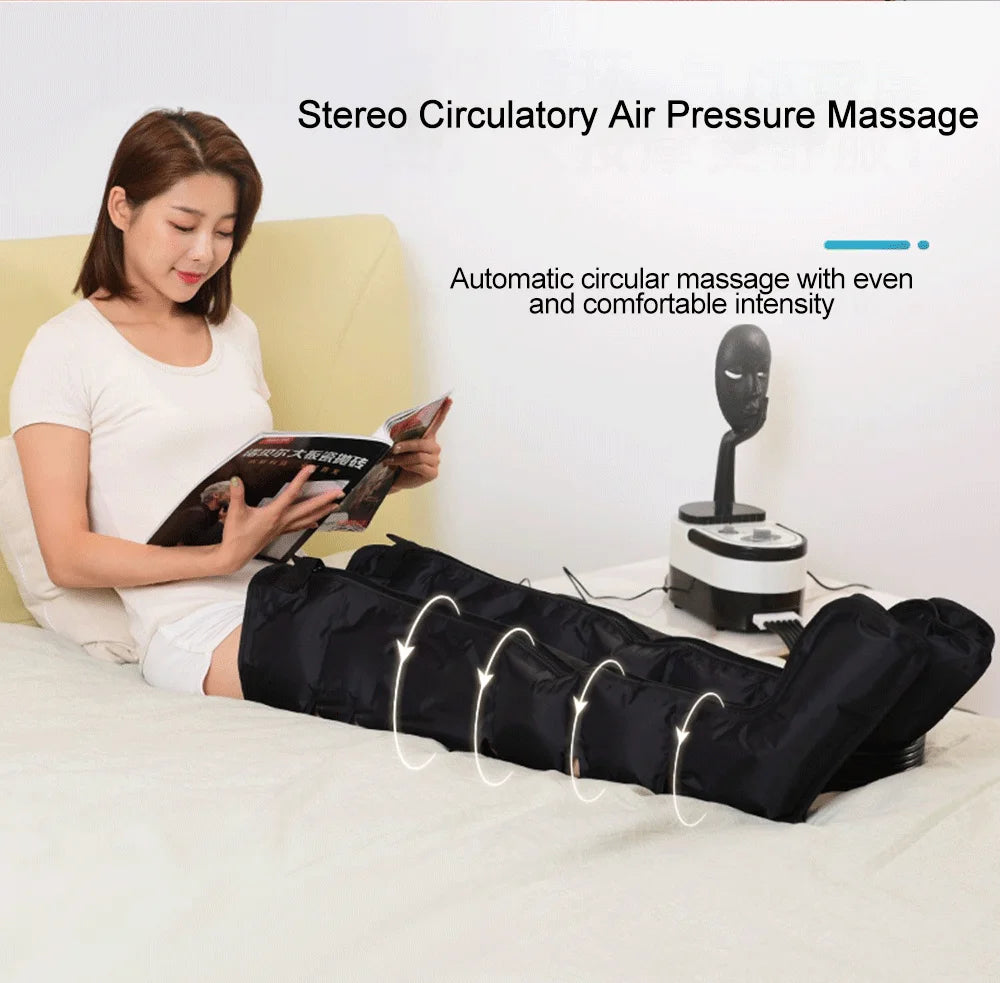 Thigh Air Compression Pressure Massager,Relieve Varicose Veins,Promote Blood Circulation,Relieve Thrombus,Leg Massager Machine