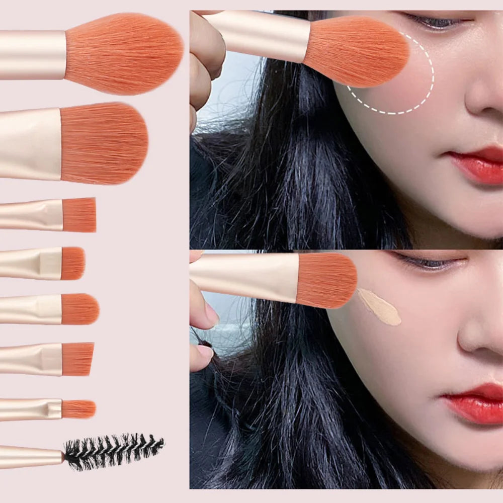8-13Pcs Soft Makeup Brushes Set Eye Shadow Foundation Brush Women Cosmetic Brush Powder Blush Blending Brush Make Up Beauty Tool