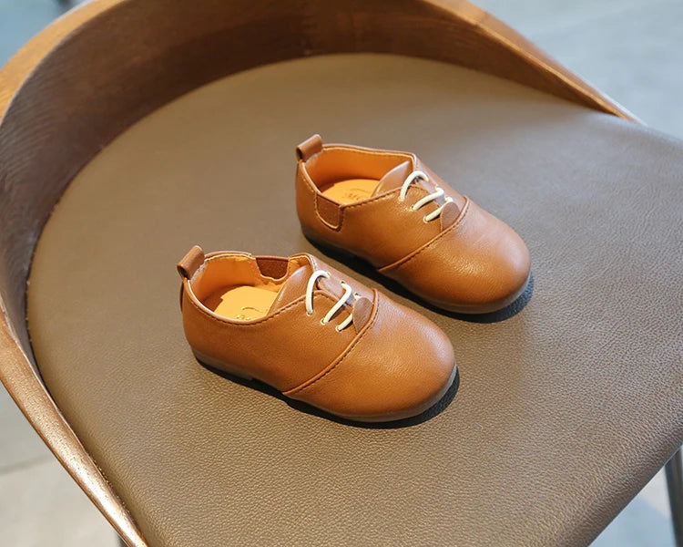 1-5 Years New Baby Shoes For Boy Leather Toddler Children Barefoot Shoes Soft Outdoor Kids Tennis Fashion Girls Sneakers