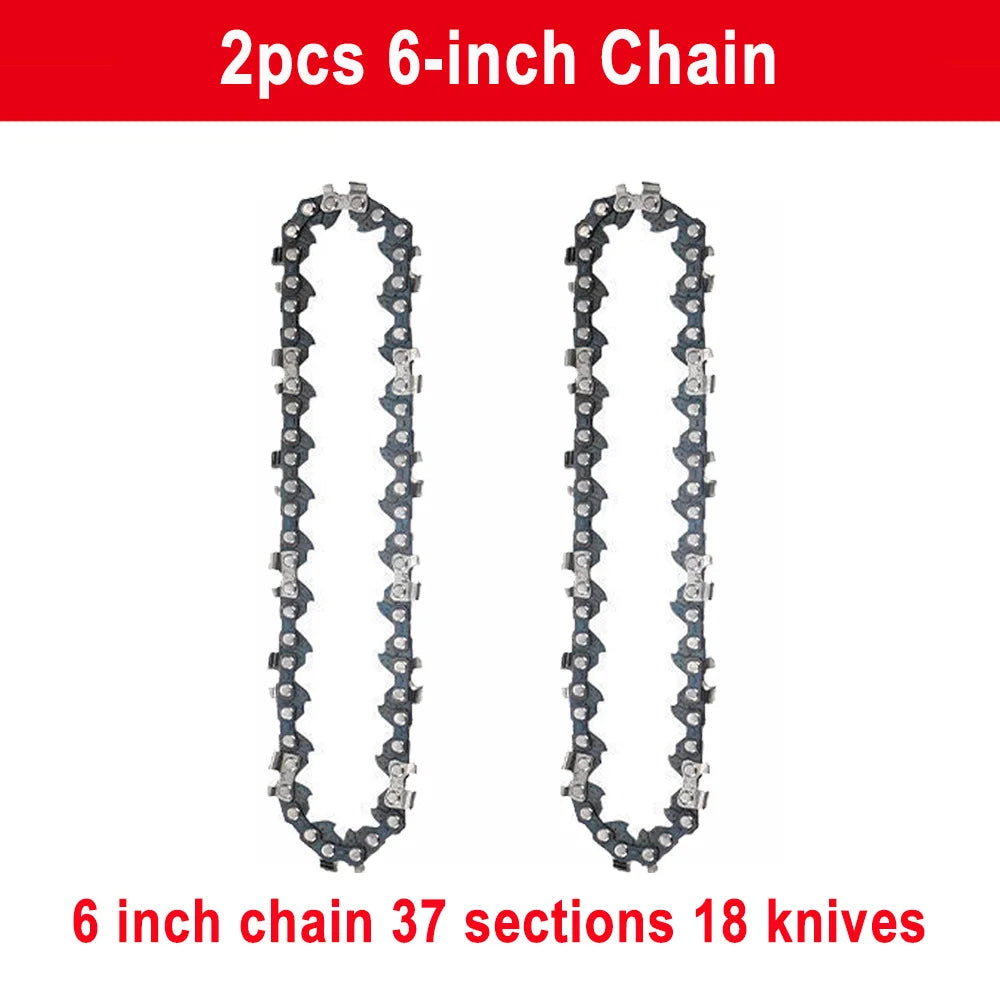 4/6/8/10 Inch 1/4 Chainsaw Chain Guide Portable Electric Saw Mini Chainsaw Logging Saw Blade Pruning Chain Saw Chain Accessories