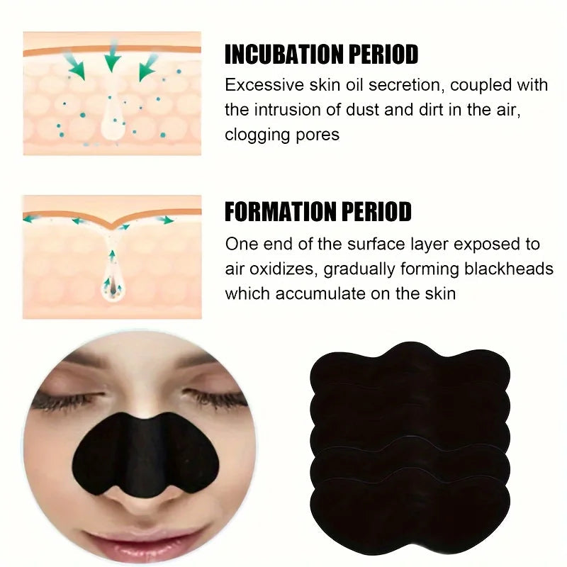 10/50/100 Pieces Deep Cleansing Nose Strips - Clean Pores, Remove Blackheads, Gentle Facial Care Tool Viralgem Store