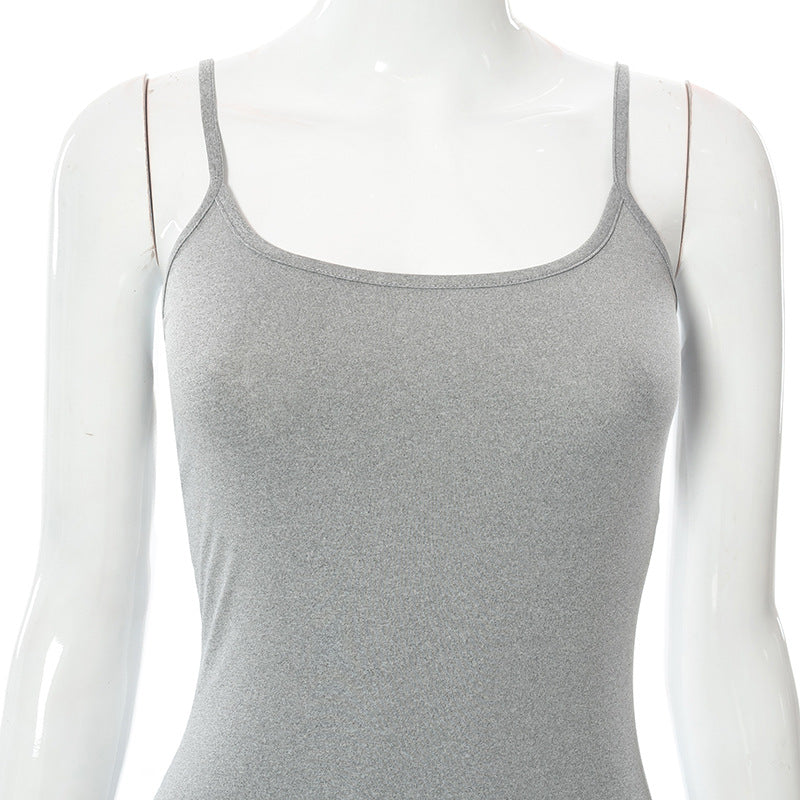 Y2k Women Sexy Bodycon Long Dress Solid Color Spaghetti Strap Low Cut Evening Party Dress Summer Beach Going Out Clothing Viralgem Store