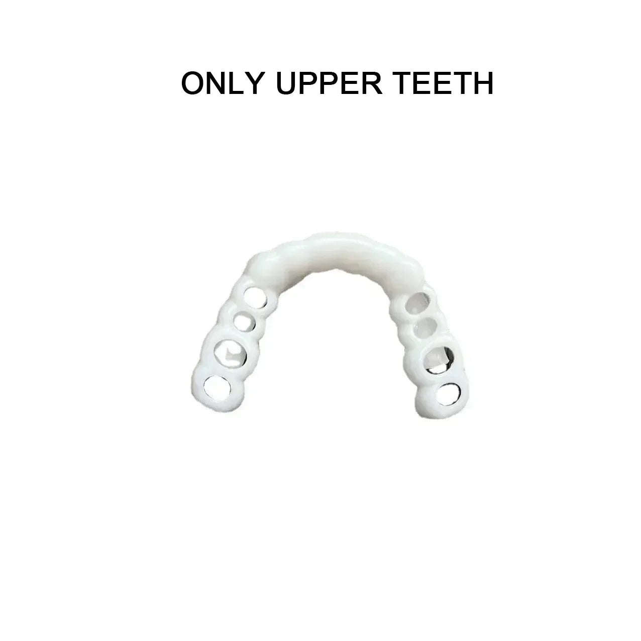 2024 Adult Adjustable Dentures Teeth Set Adjustable Snap-on Fake Teeth Portable Braces Decorate Gaps For Teeth Oral Hygiene Care